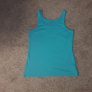 Faded Glory Teal Tank XL